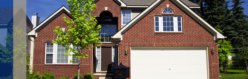 exterior of a brick house